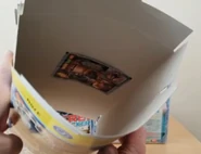 The stickers as they were packaged inside the boxes