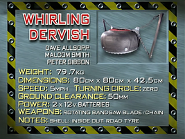 Whirling dervish stats