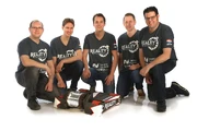 Jeroen van der Loo (far left) with Reality
