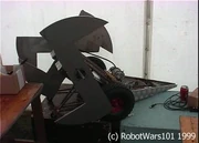 Bone, an early vertical spinner which made background appearances in the Series 4 War of Independence