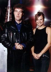 Philippa Forrester and Jeremy Clarkson