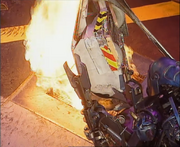 Sir Killalot holds Haardvark over the Flame Pit