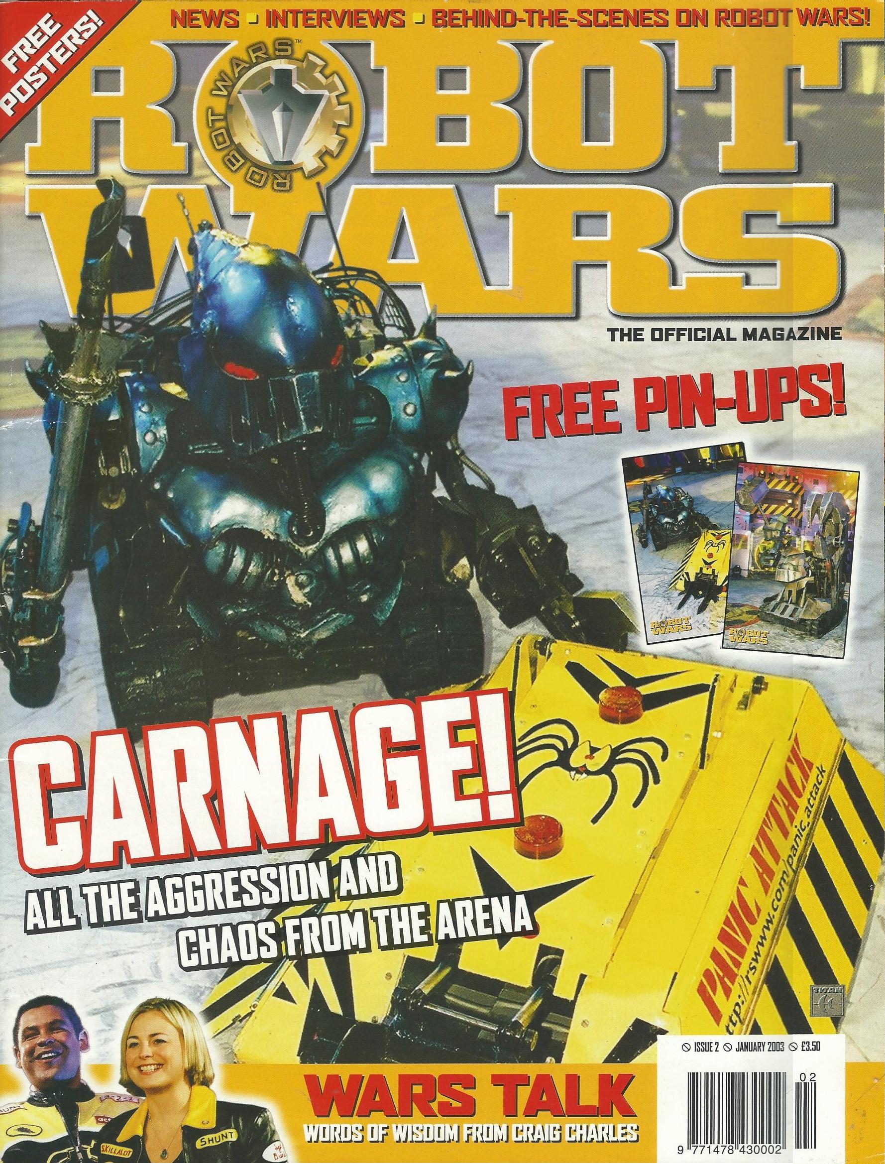 Robot Wars: The Official Magazine/Issue 2 | Robot Wars Wiki | Fandom