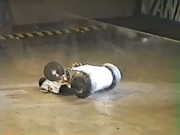 Bad Monkey vs TKO US Robot Wars 1997 unstick