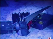 Rocky-Bot-Boa and Medusa Oblongotta removes one of The Bat's wings