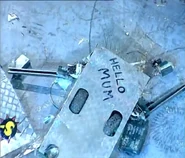 The message on the bottom of Splinter in Series 4