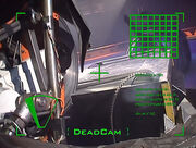 Dead Metal snaps a track as he slices into the overturned Hammertron