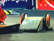 Flipper attempts to flip "Lorena" but is shunted