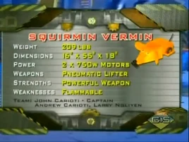 Squirmin vermin stats