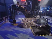 Dead Metal catches Loco shortly after the latter clears The Sentinel