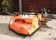 Agent Orange shortly before Series 3, diagonal