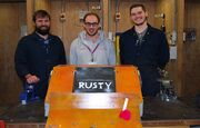 Rusty with team