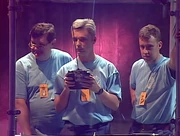 Mike Smith at the controls of G.B.H.