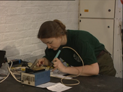 Liz Harrison soldering
