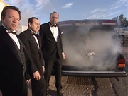 Sir Chromalot's Series 3 arrival in a limo