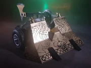 Ragnarök in the entry gates at BattleBots in 2019