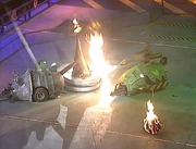 Sergeant Bash and Matilda attack Wizard