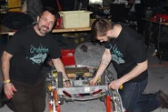 Team Crushtacean at the Robot Wars live event in 2016