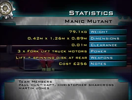 Manic mutant stats