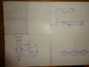 Other early concept drawings for Panic Attack's weapon