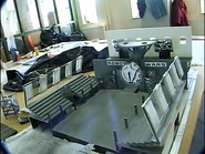 The partially-assembled Series 1 arena model