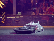 Series 4 appearance, with five top-mounted spikes which later reappeared on the Series 6 version.