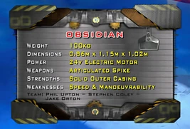Obsidian stats