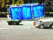 Spiny Norman is caught by Triple Redundancy's tape