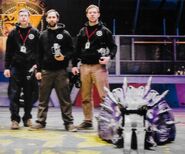 The Series 8-10 Matilda with crewmembers from Robo Challenge