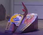 Gravedigger enters the arena in Series 5