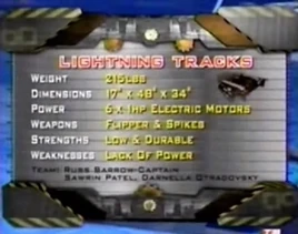Lightning Tracks Stats