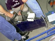 The original version of Death Jester at the Series 2 rehearsals