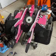 Slammo! shortly before its BattleBots Proving Ground match with Gigabyte