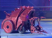 Side view of Red Dragon