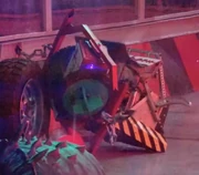 Behemoth throws Nuts onto the Pit release button