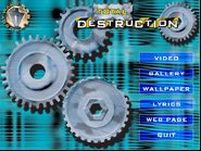 The Main Menu for the CD