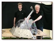 Team Hurtz with Terrorhurtz at the Fighting Robots UK Championships 2006