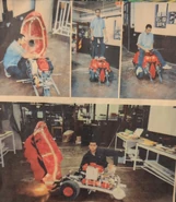 Pictures of BattleSkar with its builder