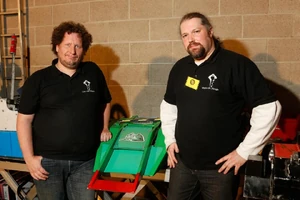 Leo with Mario de Jongh and Bullfrog