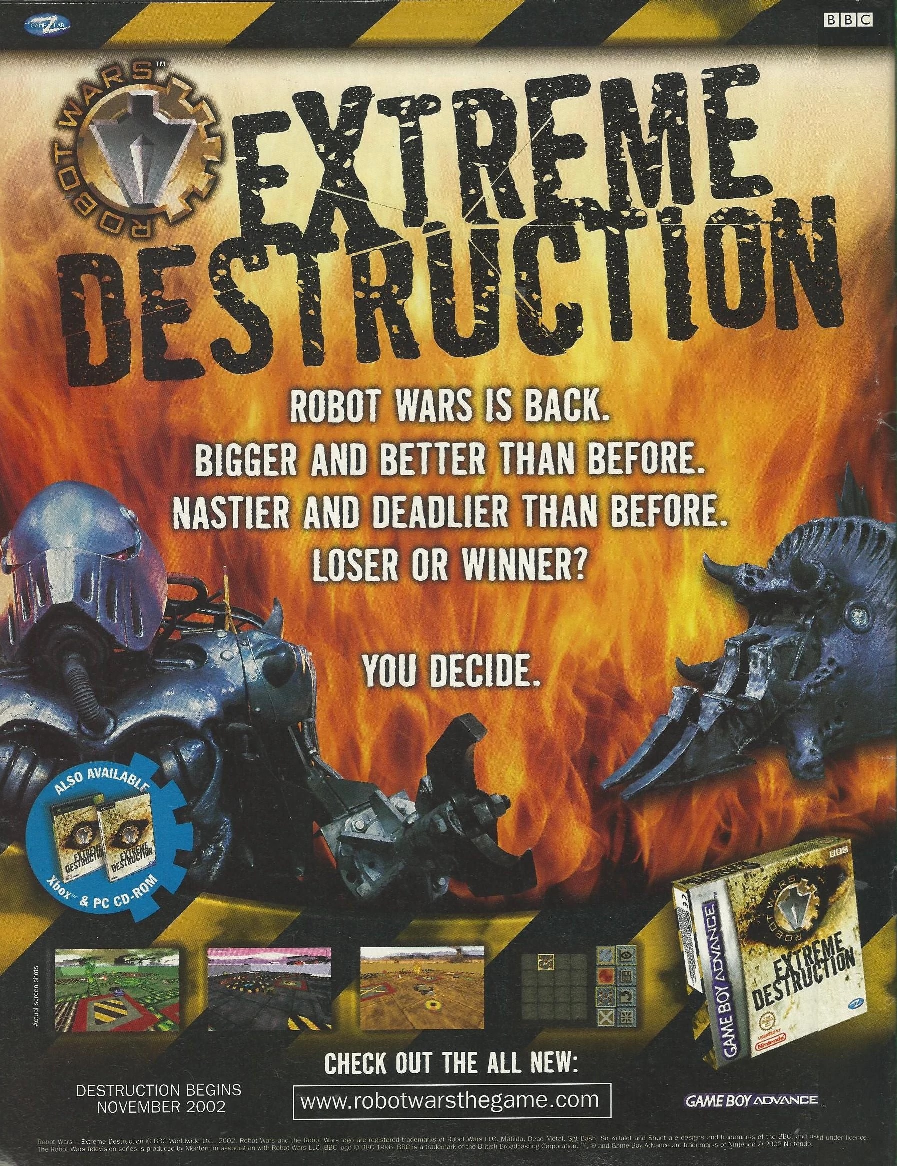 robot wars extreme destruction pc