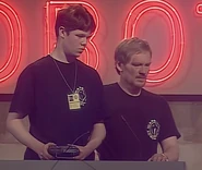 The Boy Sprouts, Toby and Chris Marsden, at the controls