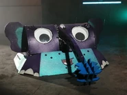 Nelly the Ellybot in a 2019 BattleBots promotional shot