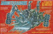 "Shuntasaurus", a drawing of an improved Shunt from Robot Wars Magazine