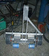 The chassis of 3 Stegs 2 Heaven during construction