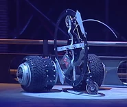 Daisy Chopper in the arena in Series 3