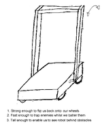 David Gamble and Ian Moody's original design for a competitor robot