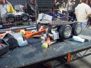 MechaDroid in the pits