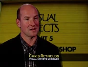 Chris Reynolds explaining the design process for the original four House Robots