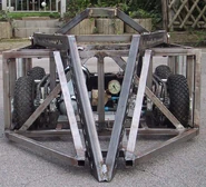 Front view of Son of Armageddon before its completion