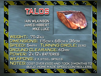 Talos stats